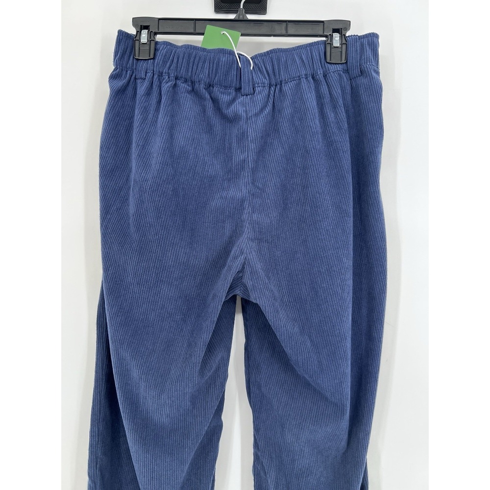 Halara Mid Rise Zipper Pocket Corduroy Casual Pants Womens Navy Blue AuraCord - Picture 11 of 14